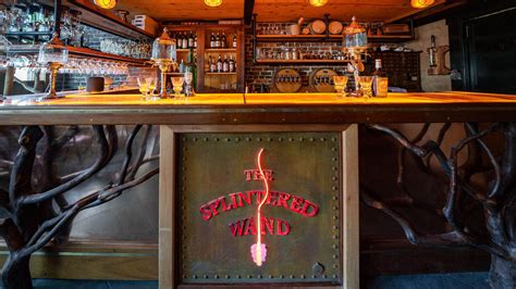 Located at 5135 Ballard Avenue, customers could eat, drink and even make their own wands, all among the wizard and with-themed decor. . The splintered wand seattle